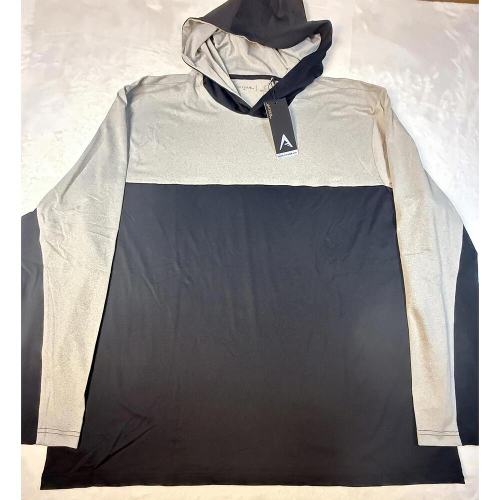 Antigua Men’s 1/4 Zip Long Sleeve Hoodie 3XL NWT